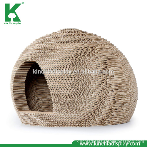 Recyclable Brown Big Ball Cardboard Cat Scratching Box